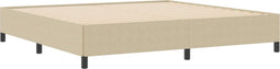 vidaXL - Bedframe - Lichtgroen - Grijs - 200x200 - cm - Corduroy - Stof