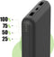 Belkin BoostCharge 20.000mAh Powerbank - 3 Poorten - Snel Opladen - Zwart