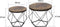 Bijzettafeltje set van 2 - salontafel - industrieel vintage stijl