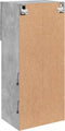 vidaXL - Tv-meubel - met - LED-verlichting - 40,5x30x90 - cm - betongrijs