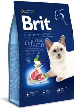 Brit Premium by Nature Cat - Sterilized Lamb 8 kg