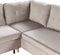 LERUM - Slaapbank - Beige - Fluweel