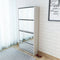 vidaXL - Schoenenkast - met - 4 - spiegels - 63x17x134 - cm - wit