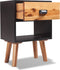 vidaXL - Nachtkastje - 40x30x57 - cm - massief - acaciahout