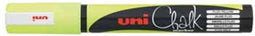 Uni-ball - Krijtmarker fluo geel | ronde punt van 1 | 8 - 2 | 5 mm