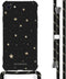 iMoshion Hoesje Geschikt voor iPhone SE (2022) / SE (2020) / 8 / 7 Hoesje Met Koord - iMoshion Design Hoesje met Koord - Goud / Zwart / Stars Gold