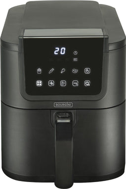 Bourgini Slimfit Airfryer Pure XL - Heteluchtfriteuse - 5 liter - 1500W - PFAS vrij