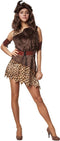 dressforfun - Girlie uit het stenen tijdperk - Kostuum met luipaardpatroon - Kleur bruin