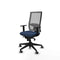 Piqueras y Crespo 1D066G0 - Bureaustoel - Verstelbare hoogte met armleuning - Marineblauw
