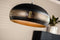 Furntastik Hanglamp, 1-lichts, H340 zwart