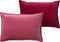 Dutch Decor FAY - Sierkussen 40x60 cm - velvet met 2 kleuren - Red Plum + Heather Rose - roze - Inclusief binnenkussen
