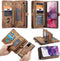 Caseme - vintage 2 in 1 portemonnee hoes - Geschikt voor Samsung Galaxy S20 Plus / S20+ - Bruin