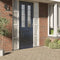 vidaXL - Raamfolies - strepenpatroon - mat - PVC