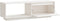 vidaXL - Tv-meubel - 110x30x33,5 - cm - massief - grenenhout - wit
