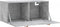 vidaXL - Wandkast - 80x36,5x35 - cm - bewerkt - hout - betongrijs