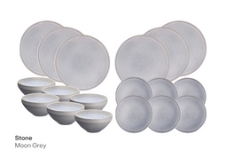 Bjorn - The Essentials Serviesset - 18-delig - Aardewerk - Moon grey