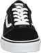 VANS WM Ward - Lage sneakers - Suède/canvas - Zwart/wit (2023) - Maat 42