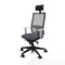 Bureaustoel met hoofdsteun Piqueras y Crespo 4B066N1 Donker grijs