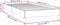 vidaXL - Bedframe - stof - groen - 90x200 - cm