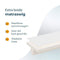 Alyze Matraswig de Luxe - Matrasbinder - Memory Foam - 190 x 25 x 8 cm