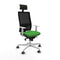 Bureaustoel met hoofdsteun Piqueras y Crespo 4B026G1 Groen
