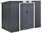 Juskys Metalen tuinhuis M - 213 × 130 × 173 cm - Dubbele schuifdeur - Antraciet