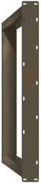 vidaXL - Eettafelpoten - 2 - st - U-vormig - 100x(72-73) - cm - staal - naturel