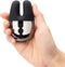 le WAND Vibrator Love Toy Double Vibe White Gold Wit