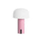 Leitmotiv Tafellamp – Snoerloos & Dimbaar – Ø15,5 x 24 cm – Vervaagd Roze