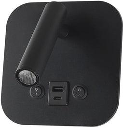 V-TAC VT-80068-B - LED Nachtlampje - CREE - USB-oplaadpoort - Zwart