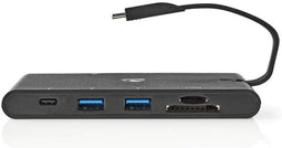 Nedis Dockingstation - 9-in-1 USB-C - 2x USB-C 2x USB 3.0 HDMI VGA Ethernet