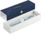 Waterman Allure vulpen | babyblauwe pastelkleurige lak | fijne punt | blauwe inkt | Met geschenkdoos