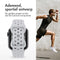 imoshion Sport⁺ bandje - Geschikt voor Apple Watch 1, 2, 3, 4, 5, 6, 7, 8, 9, 10 (42 mm), SE - 38/40/41 mm - Grijs - M/L