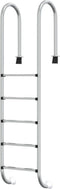 vidaXL Zwembadladder 54x38x211 cm 304 roestvrij staal