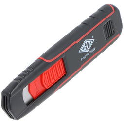 Safety-Cutter Double Side 2in1 Cutter, with hook blade and standard blade, rubberized grip zone
