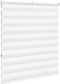 vidaXL Zebra - rolgordijn - 125x150 cm - 100% polyester - wit