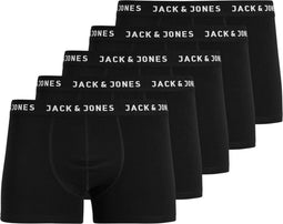 JACK&JONES JUNIOR JACHUEY TRUNKS - Boxershorts - 5-pack - Zwart (5 stuks)