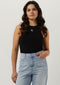 Calvin Klein Micro Monologo - Racer Back Top - Slim-fit - Zwart - Maat L