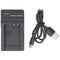 USB charger compatible for Nikon EN-EL12