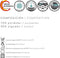 Hoes voor chaise longue met korte armleuning rechts Eysa SILVER Lichtbruin 100 x 110 x 240 cm