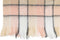 J-Line Plaid Sidney - polyester - beige - 192 x 123 cm - woonaccessoires