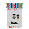Happy Friday Sheet set 2 pieces Bat 160x270 cm (Single) Multicolor