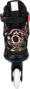 Nijdam Panther Poise - Skeelers - Verstelbaar - Zwart/Roze - Maat 33-37
