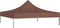 vidaXL - Partytentdak 270 g/m² - 3x3 m UV- en waterbestendig - bruin