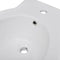 vidaXL Staand toilet en bidet set (wit)