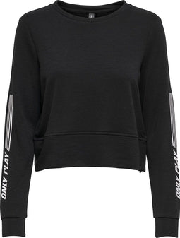 Only Play Shelly Oneck Zip Sweatshirt Dames - Sportief met rits - Maat L