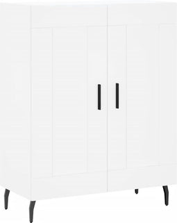 vidaXL - Dressoir - 69,5x34x90 - cm - bewerkt - hout - wit