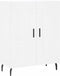 vidaXL - Dressoir - 69,5x34x90 - cm - bewerkt - hout - wit