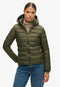 Superdry Classic Fuji Puffer Jas Dames - Slimfit - Capuchon - Maat S
