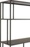 J-Line rek 4 Niveaus - metaal - zwart